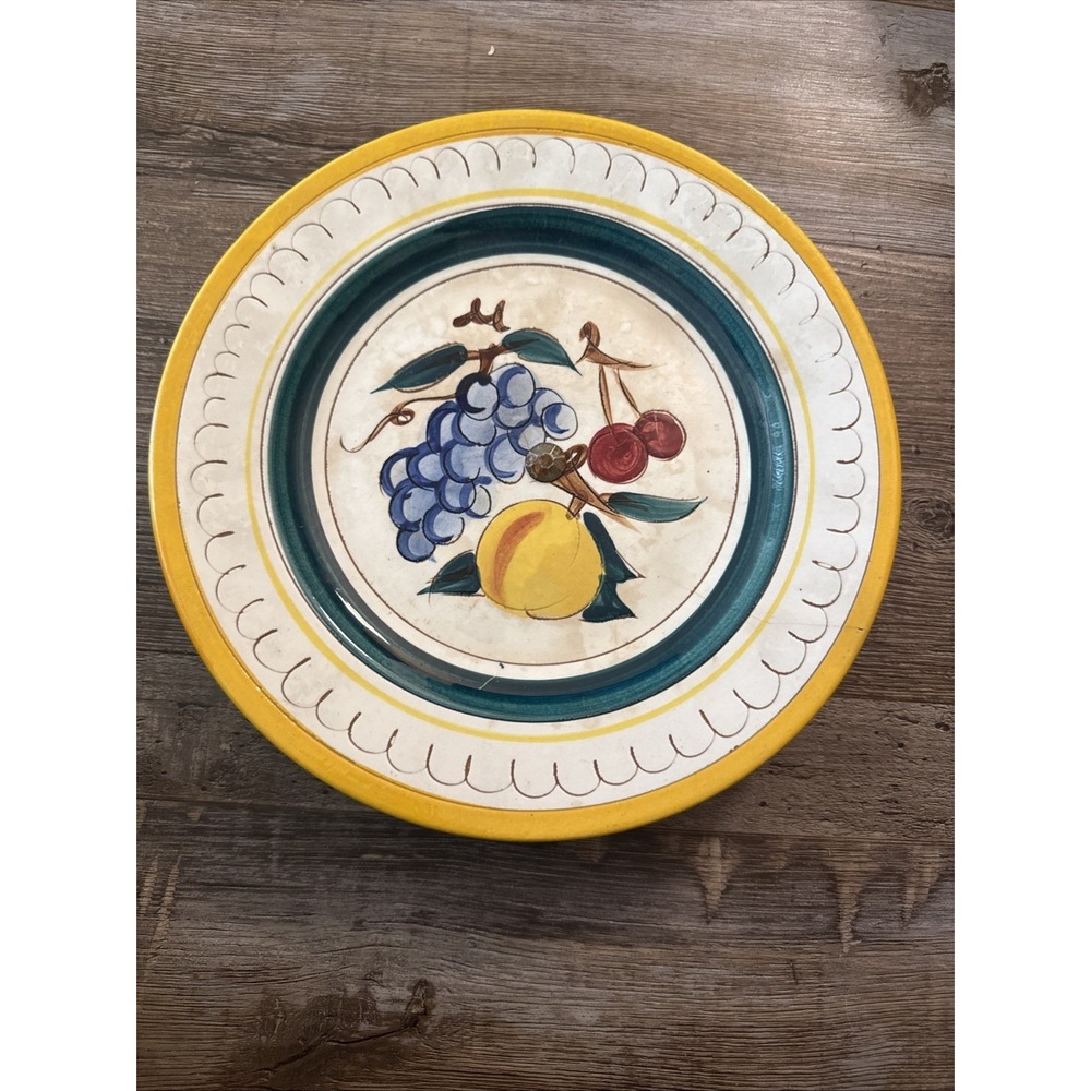 Stangl Pottery Country Garden Pattern Cake Stand